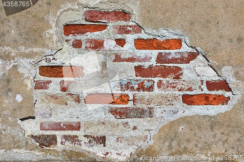 Image of Brick Wall Closeup