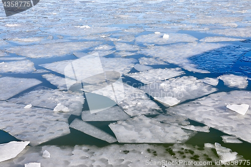 Image of Winter Ice On Water