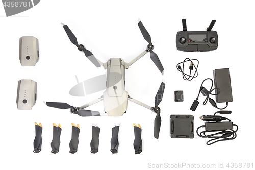 Image of Drone on white background