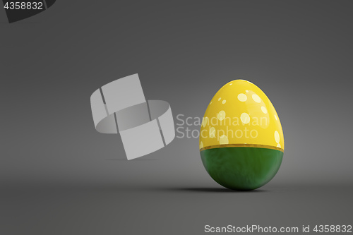 Image of a easter egg with space for your text