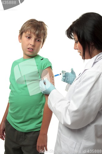 Image of Doctor giving patient injection