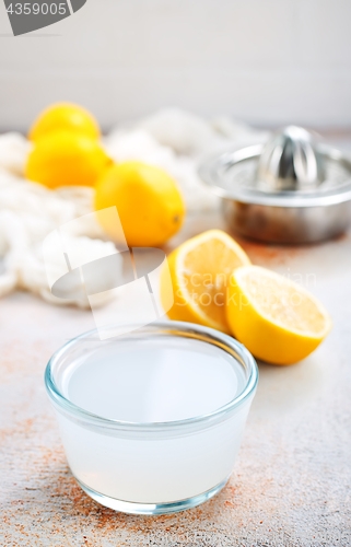 Image of lemon juice