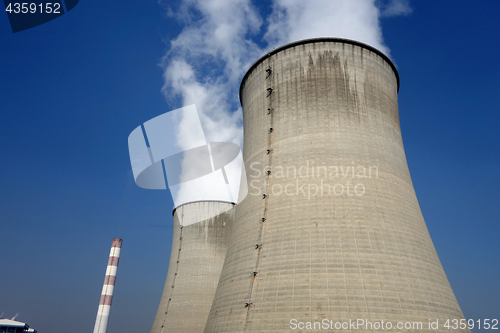 Image of Cooling towers of  nuclear power plant