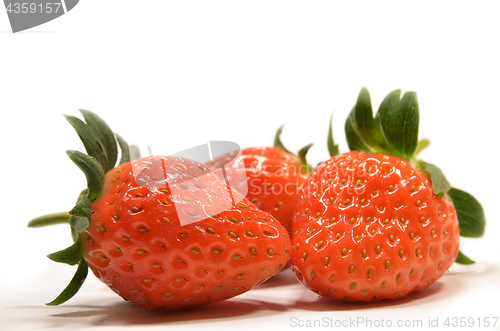 Image of Strawberry fruits isolated