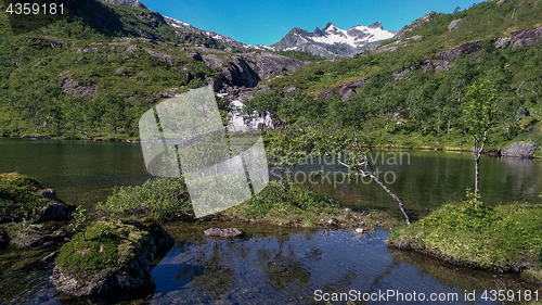 Image of mountain lake landscape