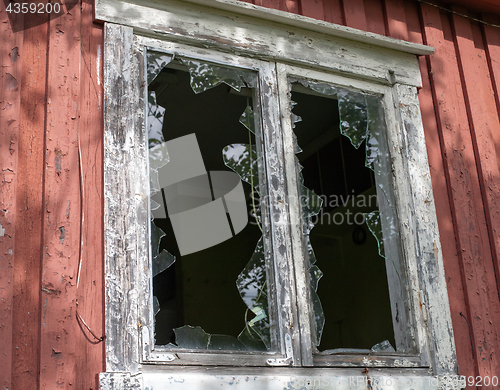 Image of broken window