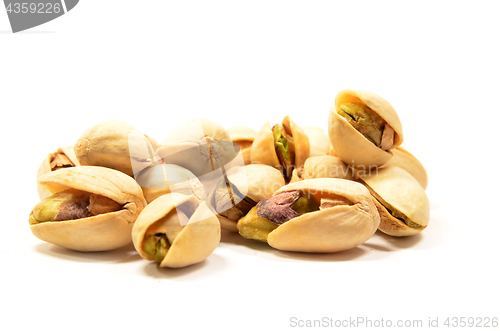 Image of Pistachio nuts isolated  