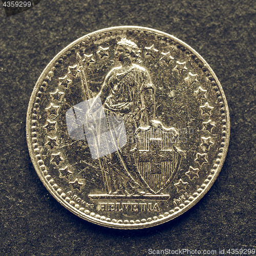 Image of Vintage Swiss coin