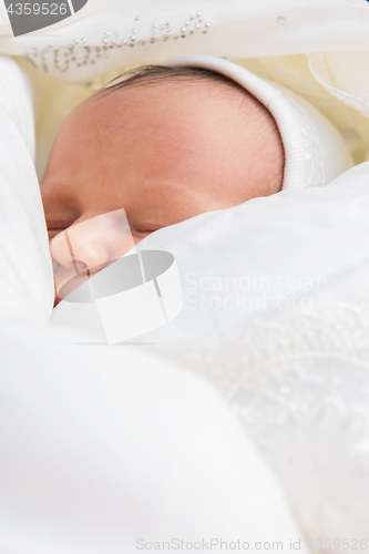 Image of Sleeping newborn baby