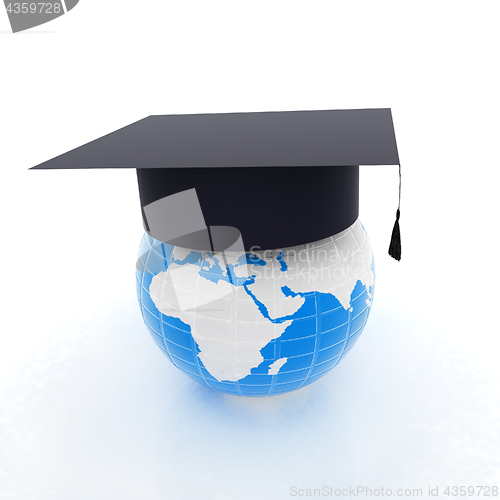Image of Global Education. 3d illustration