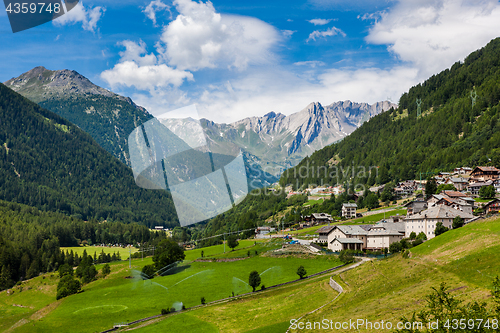 Image of A beautiful summer day in the Swiss Alps
