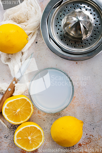 Image of lemon juice