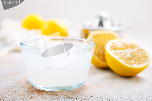 Image of lemon juice