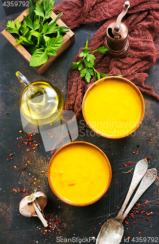 Image of pumpkin soup