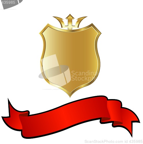 Image of golden shield