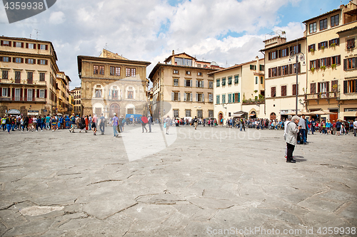 Image of Piazza Santa croce, Florence, Italy