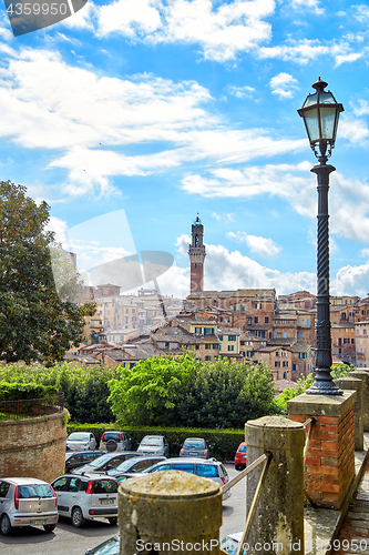 Image of Panoramic view of Siena, Italy