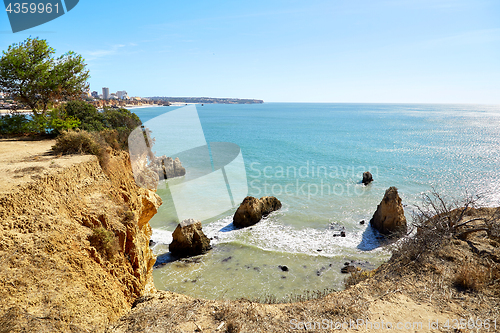 Image of Rocky coast of Atlantic Ocean, Portugal