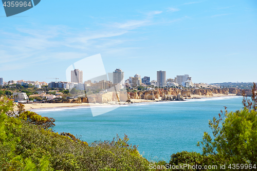 Image of Panoramic view of Portimao city, Portugal