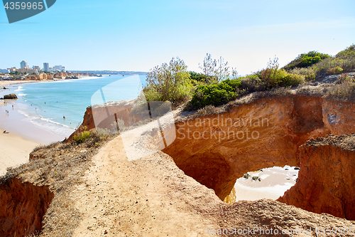 Image of Panoramic view of Portimao city, Portugal