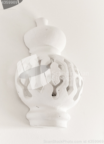 Image of White wall lamp