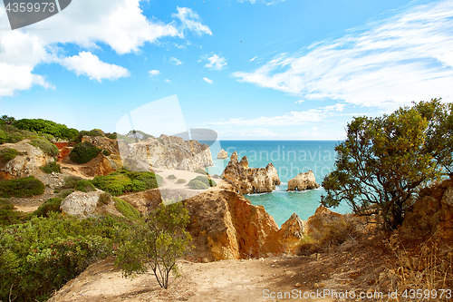 Image of Rocky coast of Atlantic Ocean, Portugal