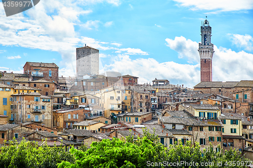 Image of Panoramic view of Siena, Italy