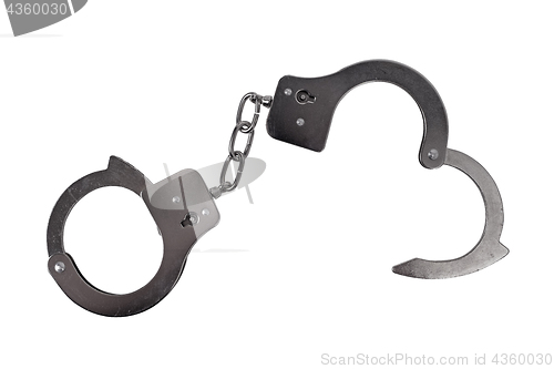 Image of Handcuffs isolated