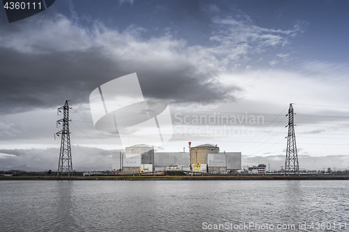 Image of the very old pressurized water reactor at Fessenheim France at t