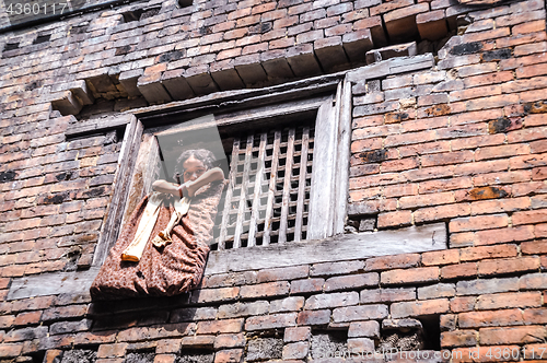 Image of Brick house in Nepal