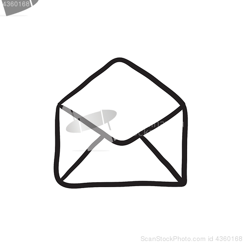 Image of Envelope sketch icon.