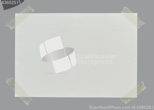 Image of blank paper sheet