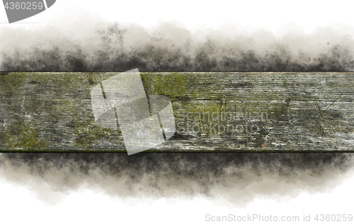 Image of old wooden plank