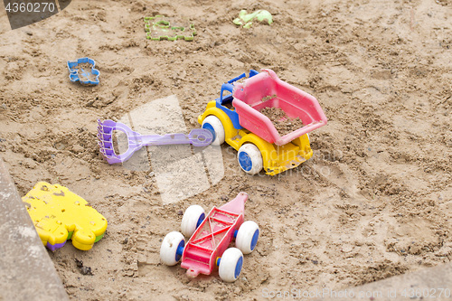 Image of Children wooden sand box