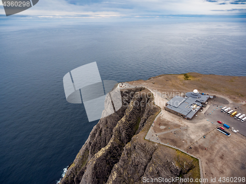 Image of North Cape (Nordkapp) aerial photography,