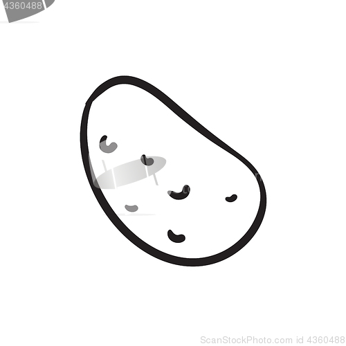 Image of Potato sketch icon.