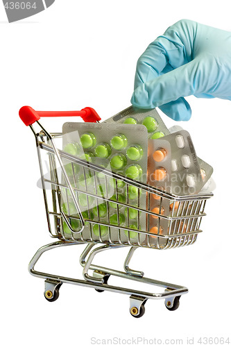 Image of Pills in trolley