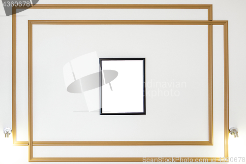 Image of Interior room wall design, frames