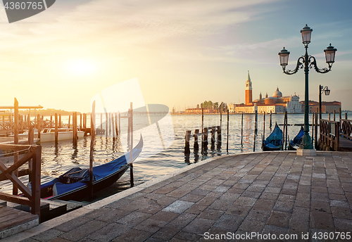 Image of Gondolas and San Giorgio