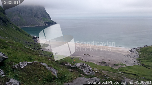 Image of Arctic ocean beautiful lagoon