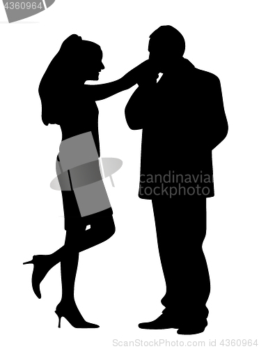 Image of Man kissing woman&#39;s hand