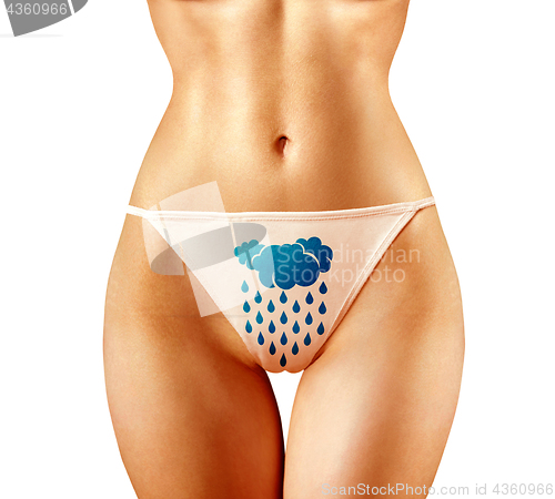 Image of panties that is symbolizing monthly