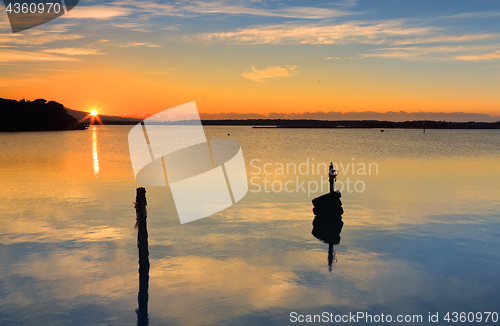 Image of Sunrise over Mallacoota inlet