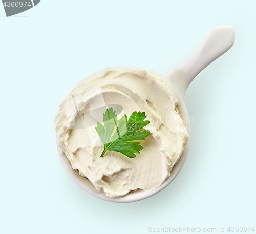 Image of bowl of cream cheese