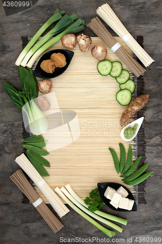 Image of Macrobiotic Health Food Background