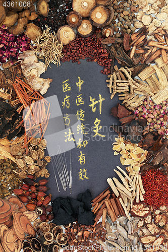 Image of Acupuncture Therapy with Chinese Herbs