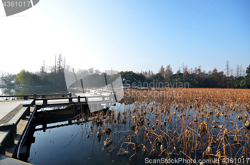 Image of Winter on West Lake, Hangzhou.