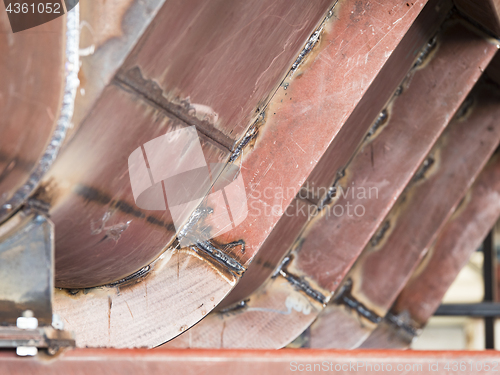 Image of Steel tank under construction