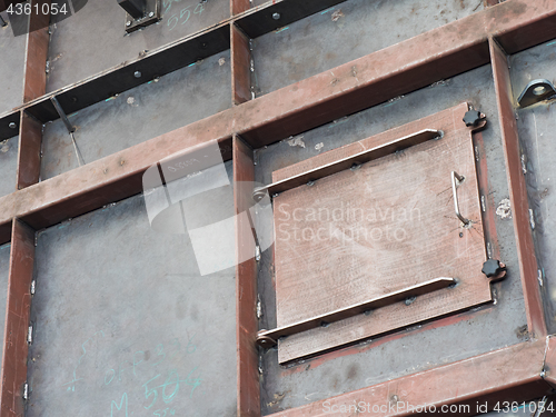 Image of Steel tank under construction