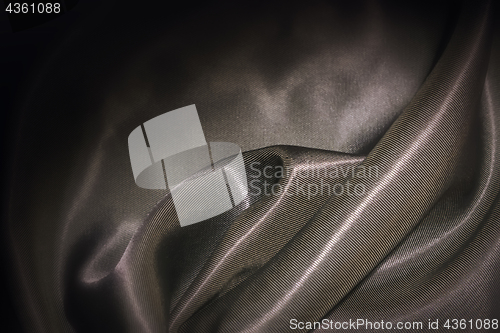 Image of Dark Brown Satin Silk Background